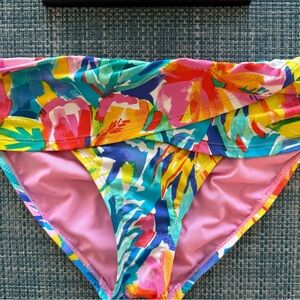 Colorful Floral Bikini Bottom